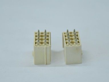 Double-Row 2*4 Natural Color Straight Pin Header Tin 100u'' External Leakage 3.0mm Terminals