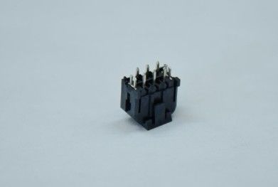 Fit3.0 Vertical Double Row Header with Posts and Harpoon Tinned 100u'' 2*3pin Leakage 3.2mm Terminals