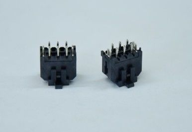Fit3.0 Vertical Double Row Header with Posts and Harpoon Tinned 100u'' 2*3pin Leakage 3.2mm Terminals