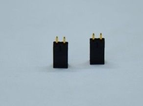 8.5h in-Line 2.54pH 1*2 Single Row Pin Au 15u'' Plated Terminals