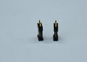 8.5h in-Line 2.54pH 1*2 Single Row Pin Au 15u'' Plated Terminals