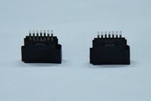 SATA 7p Female Chassis Connector Solder Wire Type 180° Wire to Board Connector