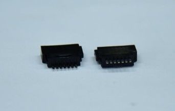 SATA 7p Female Chassis Connector Solder Wire Type 180° Wire to Board Connector