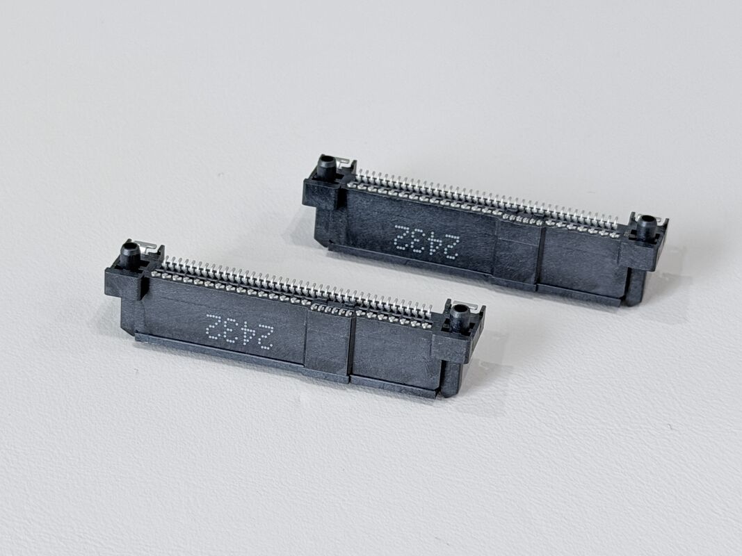 68Pin SAS Female SMT Type PCB Connector with 30u