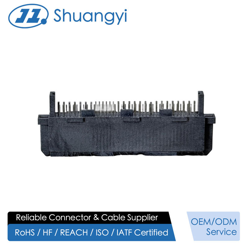 SAS 68-Pin Female Solder-Type Connector 180° | 30U