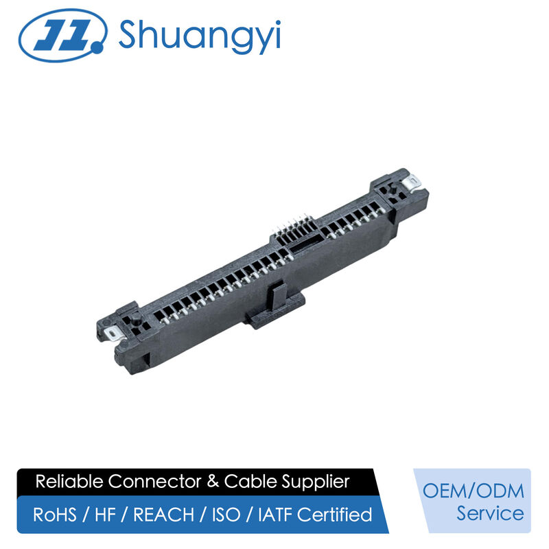 SAS 29P Female SMT Connector, 15µ