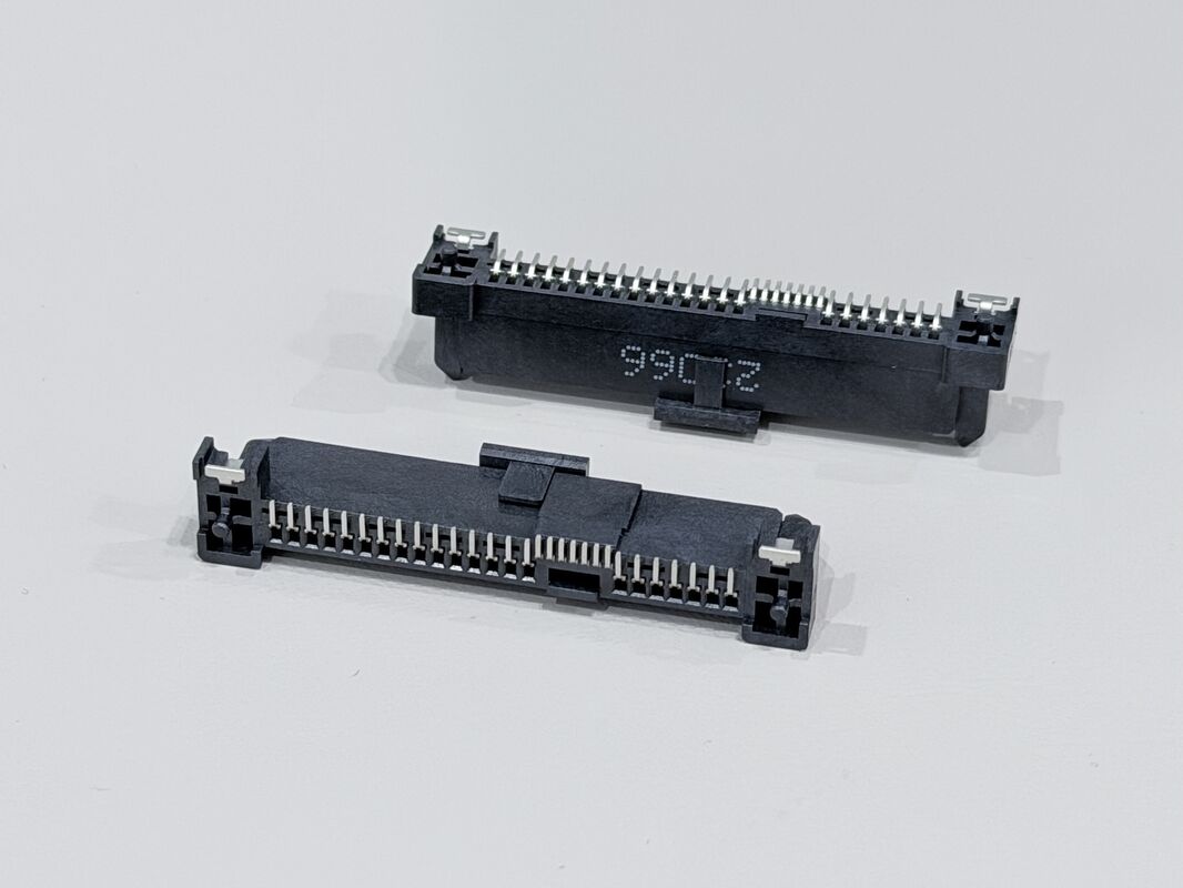 SAS 29P Female Connector, SMT, Gold-Plated 30U