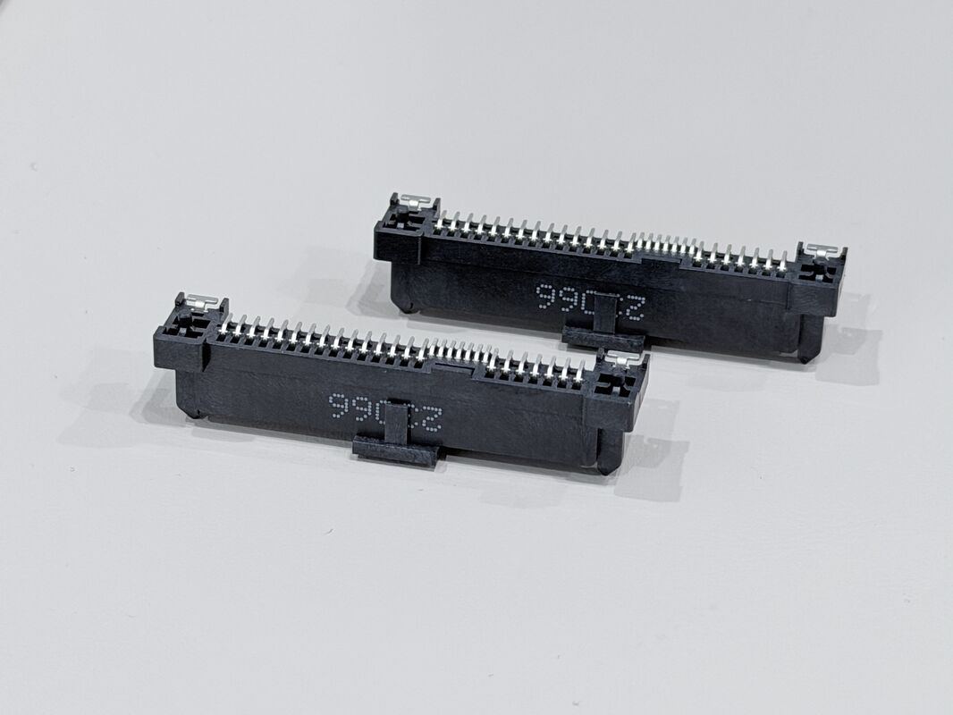 SAS 29P Female Connector, SMT, Gold-Plated 30U