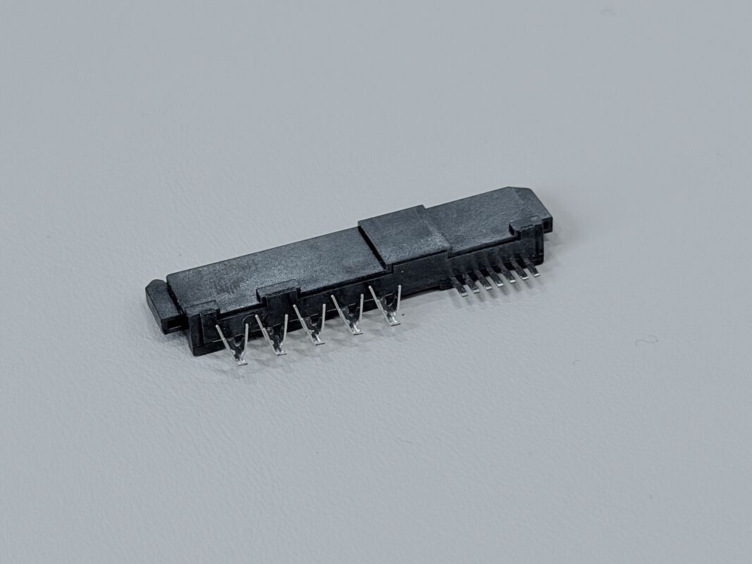 High-Speed SAS 29P IDC Female Pin Connector 180° with Locating Peg, Phosphor Bronze Terminals & 15U