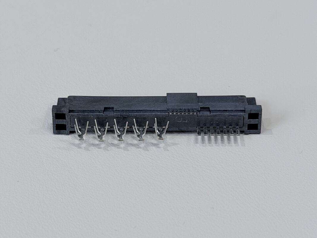 High-Reliability SAS 29P 180° IDC Female PCB Connector, Ni/Au/Sn Plated Terminals | Electrical Wire Cable Connector Customization for Server & Power Applications