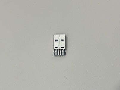 High-Durability USB 2.0 AM Connector – Integrated Solder-Type Black Housing Gold-Flash Plated Interconnect