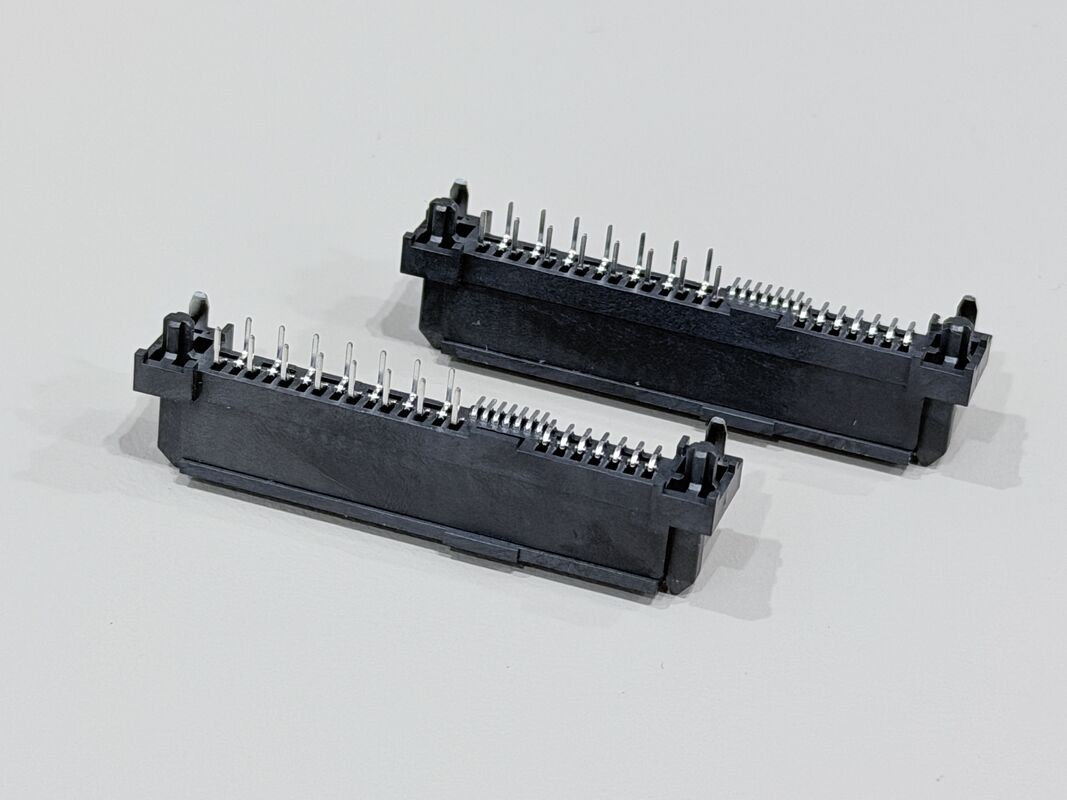 SAS 3.0 29Pin Female PCB Connector, 1.27mm Pitch Mixed SMT + TH Pin Terminal Connector for Server, Automotive & Power Wire Cable Signal Transmission