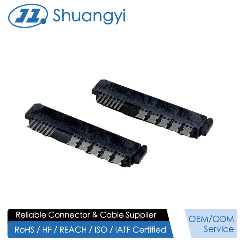 SAS 29P Dummy Female PCB Connector 1.27mm Pitch 180° Solder Wire Terminal Connector, 15U