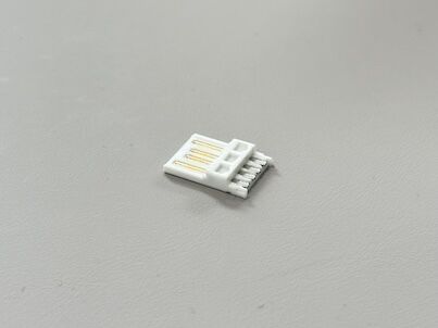 USB 2.0 AM Male Wire Solder Connector 5U Gold-Plated Terminal for Power & Data Transmission Cable Assembly