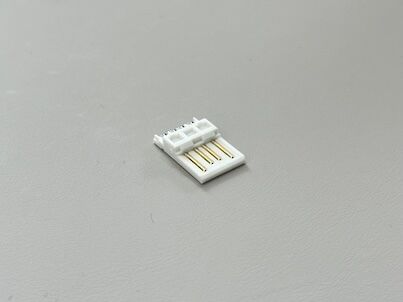 USB 2.0 AM Male Wire Solder Connector 5U Gold-Plated Terminal for Power & Data Transmission Cable Assembly