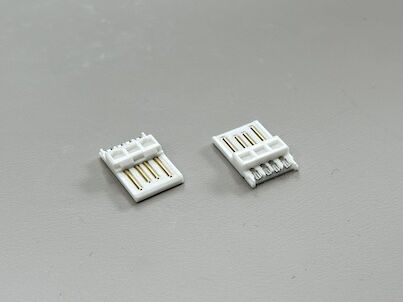 High-Performance USB 2.0 AM Solder-Type Connector | White Gold-Flash Terminal | Eco-Enhanced Housing | Precision Cable Connector