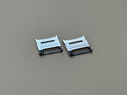 TF Card Connector 1.5H Old Version Push-Push Micro Memory Slot, SMT PCB Electronic Connector for Mobile Devices & Embedded Systems
