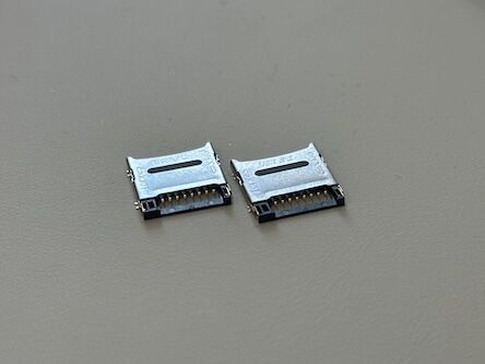 TF Card Connector 1.5H Old Version Push-Push Micro Memory Slot, SMT PCB Electronic Connector for Mobile Devices & Embedded Systems