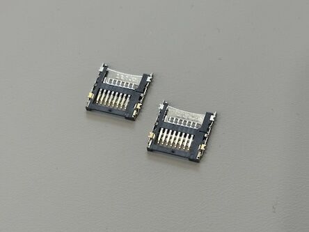 TF Card Connector 1.5H Old Version Push-Push Micro Memory Slot, SMT PCB Electronic Connector for Mobile Devices & Embedded Systems