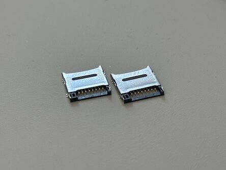 TF Card Connector 1.5H Old Version Push-Push Micro Memory Slot, SMT PCB Electronic Connector for Mobile Devices & Embedded Systems