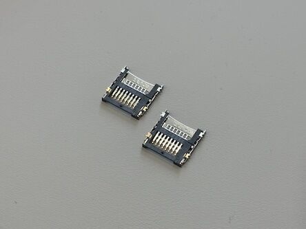 TF Card Connector 1.5H Old Version Push-Push Micro Memory Slot, SMT PCB Electronic Connector for Mobile Devices & Embedded Systems