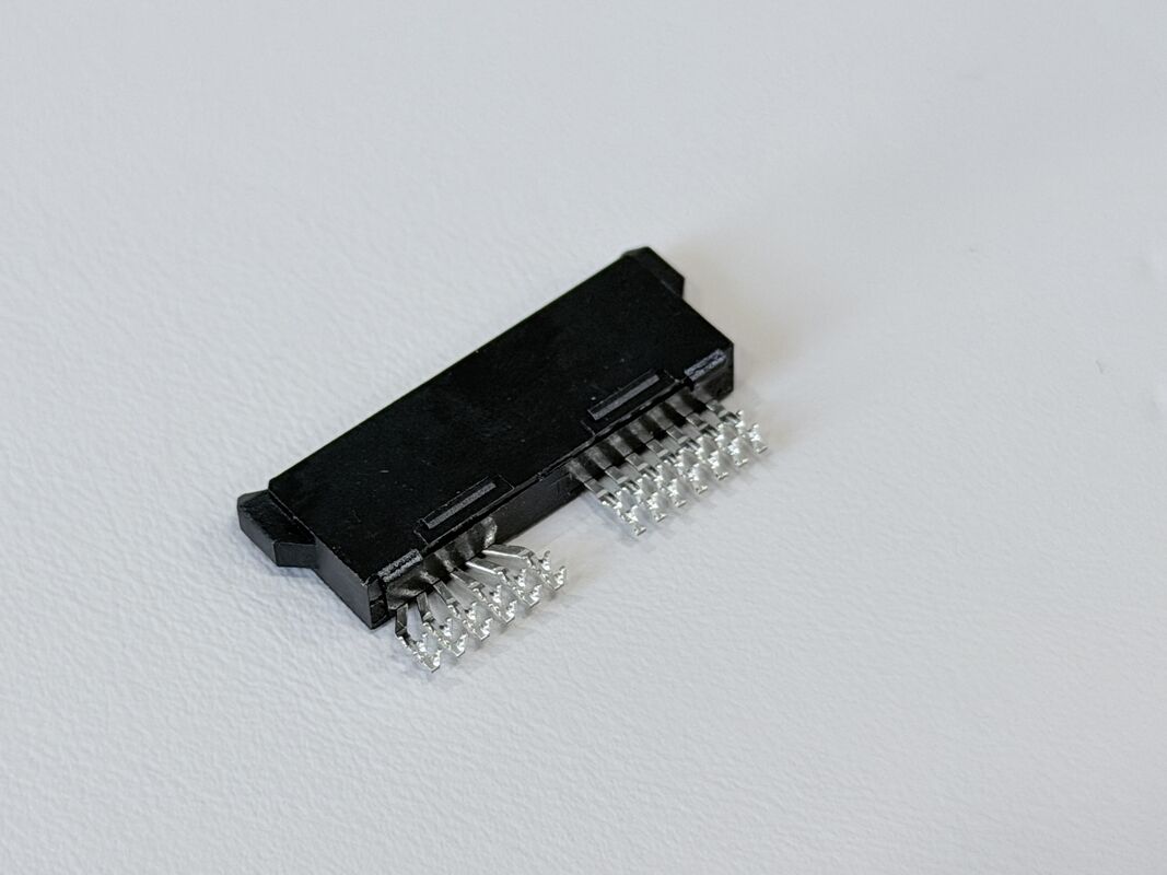 High-Reliability SATA 13Pin 180° Wire Crimp Female Connector 1.27mm Pitch | Electrical Signal & Power Terminal Connector for Server, Automotive & Custom Wire Cable Transmission