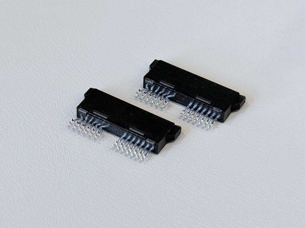 High-Reliability SATA 13Pin 180° Wire Crimp Female Connector 1.27mm Pitch | Electrical Signal & Power Terminal Connector for Server, Automotive & Custom Wire Cable Transmission