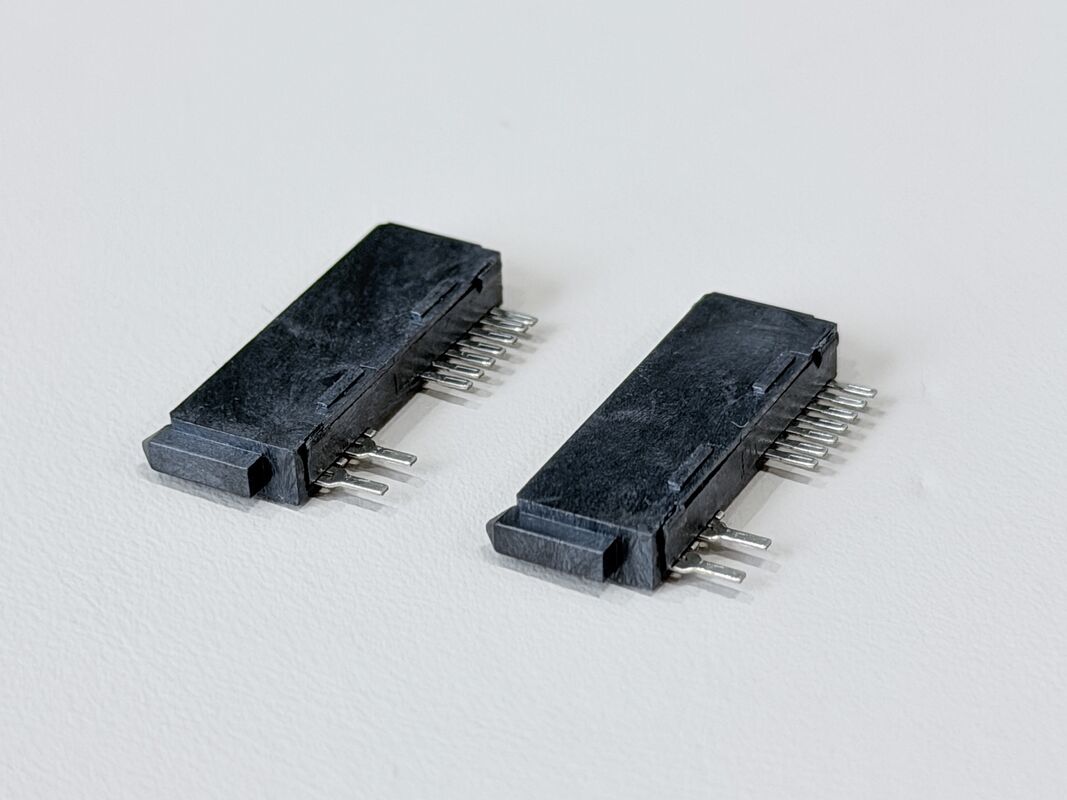 High-Reliability SATA 13Pin 180° Solder Wire Female Connector 1.27mm Pitch | Electrical Signal & Power Terminal Connector for Server, Automotive & Custom Wire Cable Transmission