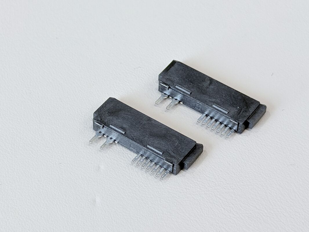 High-Reliability SATA 13Pin 180° Solder Wire Female Connector 1.27mm Pitch | Electrical Signal & Power Terminal Connector for Server, Automotive Wire Cable & Custom Harness Transmission