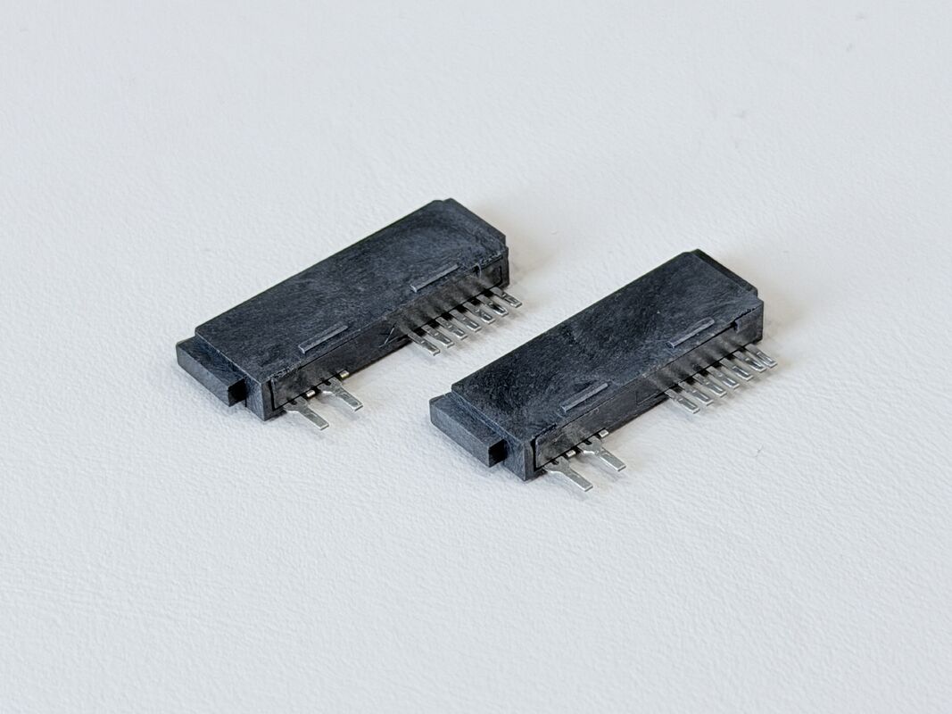 High-Reliability SATA 13Pin 180° Solder-Type Wire Female Connector 1.27mm Pitch | Electrical Signal & Power Terminal Connector for Server, Automotive & Custom Wire Cable Transmission