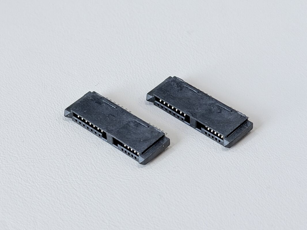 High-Reliability SATA 13Pin 180° Wire Solder Female Connector 1.27mm Pitch | Electrical Signal & Power Terminal Connector for Server, Automotive & Custom Wire Cable Transmission