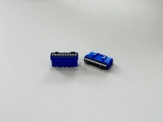 IDC 20-Pin Dual-Row Fully-Shrouded Male Connector | 2.00mm Pitch Electronic PCB Pin Header Terminal Connector for Wire Harness & Industrial Applications