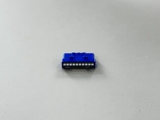 IDC 20-Pin Dual-Row Fully-Shrouded Male Connector | 2.00mm Pitch Electronic PCB Pin Header Terminal Connector for Wire Harness & Industrial Applications