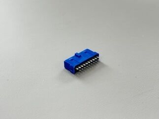 IDC 20-Pin Dual-Row Fully-Shrouded Male Connector | 2.00mm Pitch Electronic PCB Pin Header Terminal Connector for Wire Harness & Industrial Applications