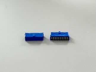 IDC 20-Pin Dual-Row Fully-Shrouded Male Connector | 2.00mm Pitch Electronic PCB Pin Header Terminal Connector for Wire Harness & Industrial Applications