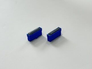 IDC 20-Pin Dual-Row Fully-Shrouded Male Connector | 2.00mm Pitch Electronic PCB Pin Header Terminal Connector for Wire Harness & Industrial Applications