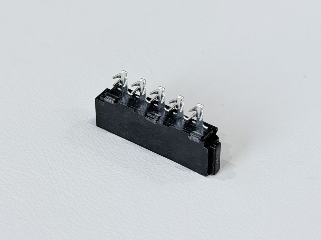 High-Reliability SATA 15Pin 180° Wire Crimp Female Connector 1.27mm Pitch | Electrical Signal & Power Terminal Connector for Server, Storage, Automotive Wire Cable Transmission