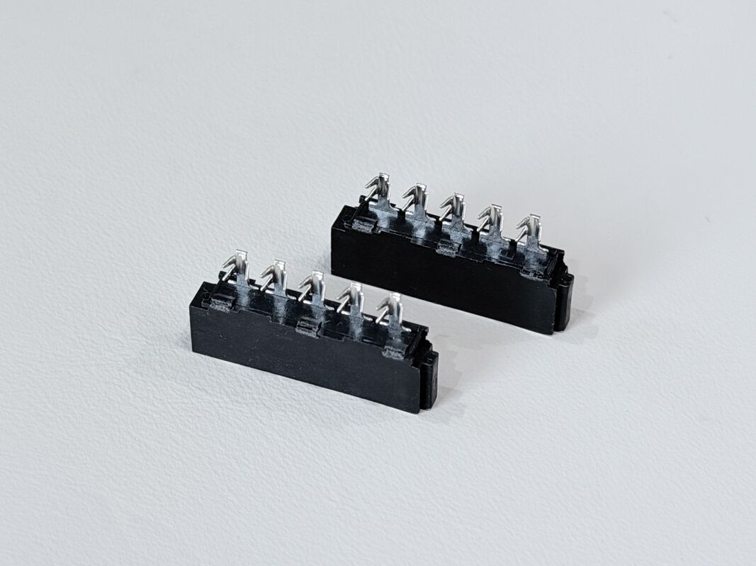 High-Reliability SATA 15Pin 180° Wire Crimp Female Connector 1.27mm Pitch | Electrical Signal & Power Terminal Connector for Server, Storage, Automotive Wire Cable Transmission