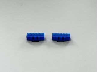 20-Pin IDC Dual-Row Enclosed Male Connector, Pin-Header Type, Exposed 3.2mm, Electronic PCB Signal Connector for Custom Wiring & Transmission Systems