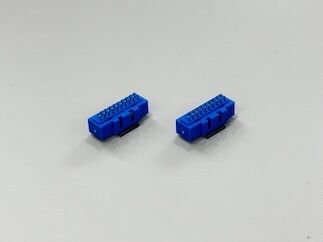 20-Pin IDC Dual-Row Enclosed Male Connector, Pin-Header Type, Exposed 3.2mm, Electronic PCB Signal Connector for Custom Wiring & Transmission Systems