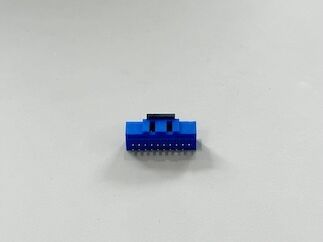 20-Pin IDC Dual-Row Enclosed Male Connector, Pin-Header Type, Exposed 3.2mm, Electronic PCB Signal Connector for Custom Wiring & Transmission Systems