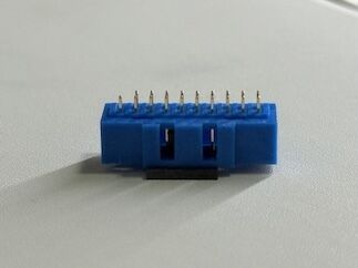 20-Pin IDC Dual-Row Enclosed Male Connector, Pin-Header Type, Exposed 3.2mm, Electronic PCB Signal Connector for Custom Wiring & Transmission Systems