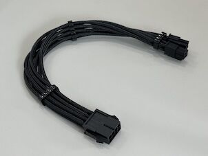 Custom Sleeved 8Pin to 8Pin Power Cable Connector for GPU / PSU – Braided Wire Harness
