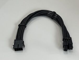 Custom Sleeved 8Pin to 8Pin Power Cable Connector for GPU / PSU – Braided Wire Harness