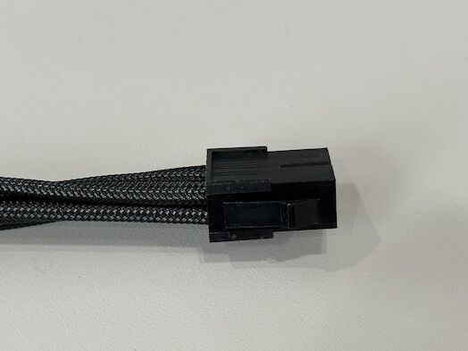 PCI-E 8Pin Male to 6+2Pin GPU Power Cable Connector – Braided Wire Harness for Modular PSU / Server