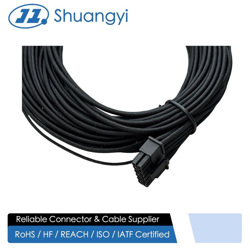 Custom Long Power Cable Connector Extension Wire Harness for Server / PSU / PCB Power Distribution