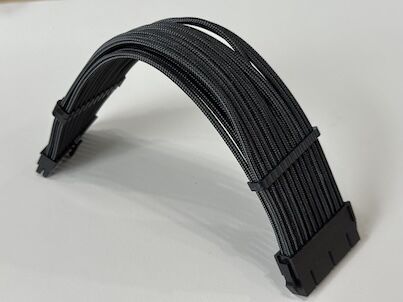 24Pin ATX Power Cable Connector Extension – Braided Wire Harness for Modular PSU / Motherboard