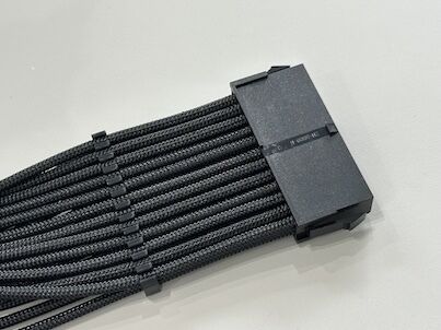 24Pin ATX Power Cable Connector Extension – Braided Wire Harness for Modular PSU / Motherboard