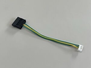 4Pin Molex Power Connector Y Splitter Cable – 1 to 2 Female Electrical Wire Harness for PC / Server / LED