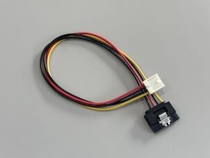 SATA 15Pin Power to 4Pin PCB Wire Cable Connector – Electrical Terminal Harness for HDD / Fan / LED